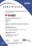 Zertifikat - ISO 9001: 2015